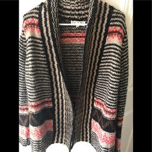 Pink Rose Women’s Cardigan Size Large